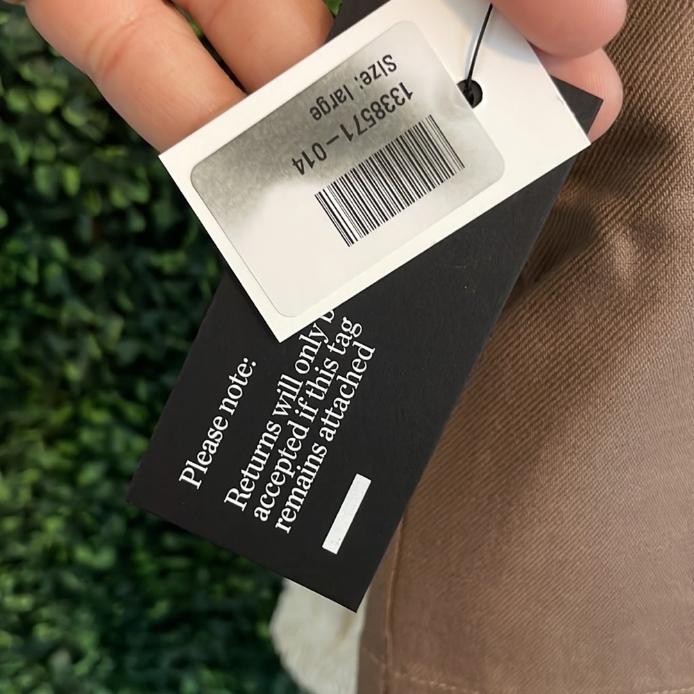NWT APIECE APART Selva Cropped Windbreaker in Camel - Picture 11 of 13